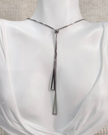 10  α  κολιε γραβατα ασημι τριγωνο (1)